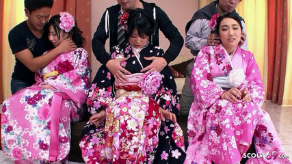 汚い十代の若者たちと無修正のワイルドジャパンセックスパーティー